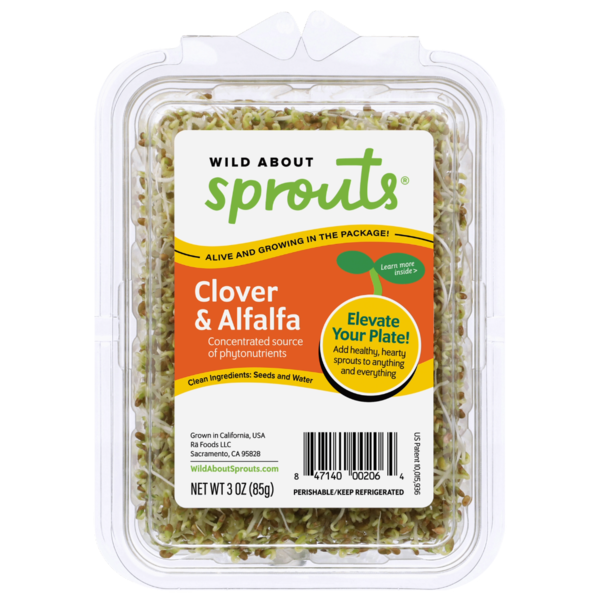 Fresh Vegetables Rä Wild About Sprouts Clover & Alfalfa hero