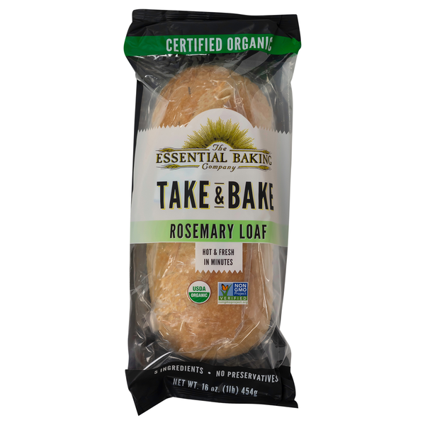 Bread The Essential Baking Company Rosemary Loaf, Take & Bake hero