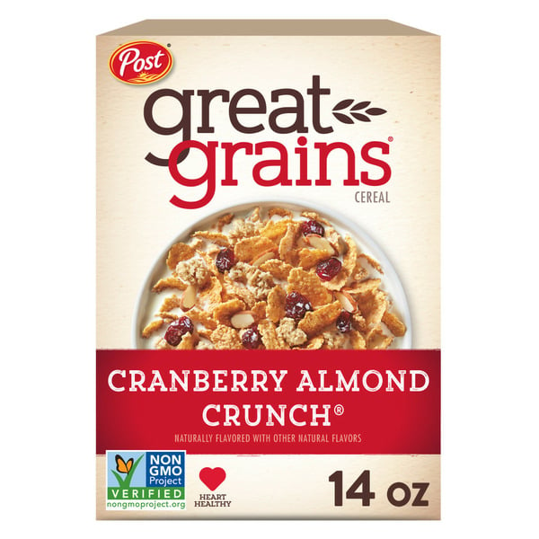 Cereal Post Great Grains Cranberry Almond Crunch Cereal hero