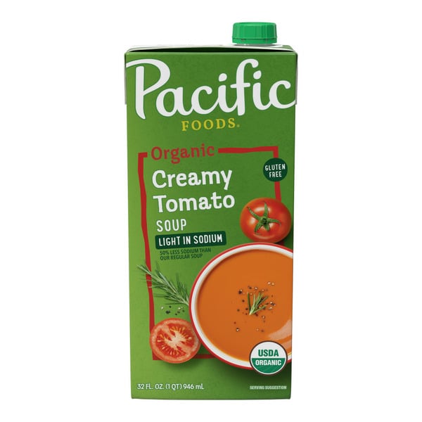 Soup, Broth & Bouillon Pacific Foods Organic Creamy Tomato Soup hero