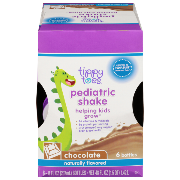 Baby Food & Formula Tippy Toes Pediatric Shake, Chocolate hero