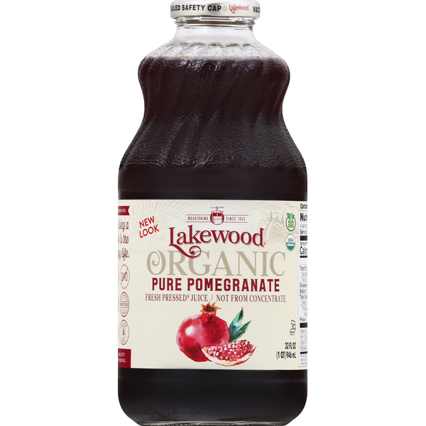 Juice & Nectars Lakewood Pressed Juice, Organic, Fresh, Pure Pomegranate hero