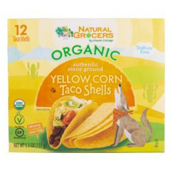 Latino Foods Natural Grocers Organic Yellow Taco Shells hero