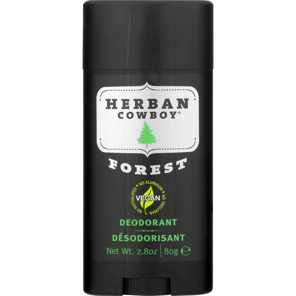 Deodorants Herban Cowboy Deodorant, Forest, Bottle hero