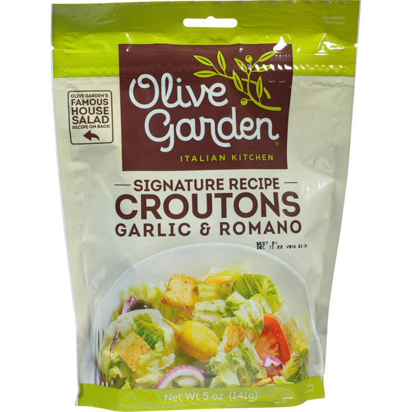 Salad Dressing & Toppings Olive Garden Croutons, Garlic & Romano hero