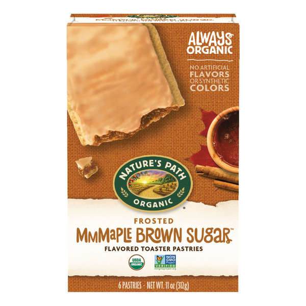 Breakfast Bars & Pastries Nature's Path Frosted Mmmaple Brown Sugar Toaster Pastries hero