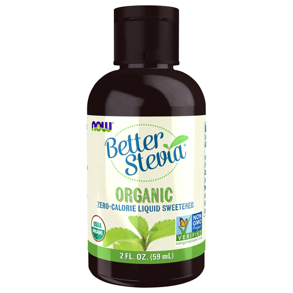 Baking Supplies & Decor NOW BetterStevia® Liquid, Organic hero