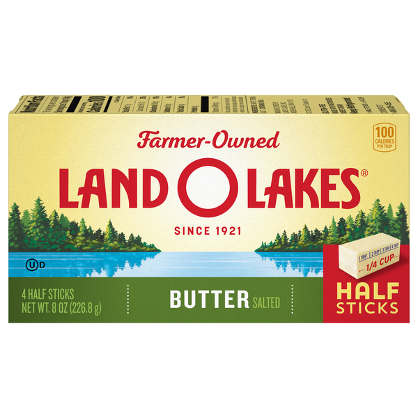 Butter Land O Lakes Half Sticks Salted Butter hero