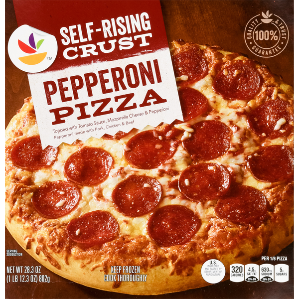 Frozen Pizza Store Brand Pizza, Pepperoni, Self-Rising Crust hero