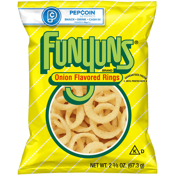 Chips & Pretzels Funyuns Regular Flavor Onion Flavored Rings hero