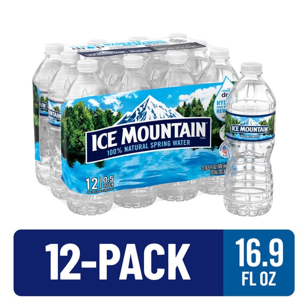 Water, Seltzer & Sparkling Water Ice Mountain Natural Spring Water hero