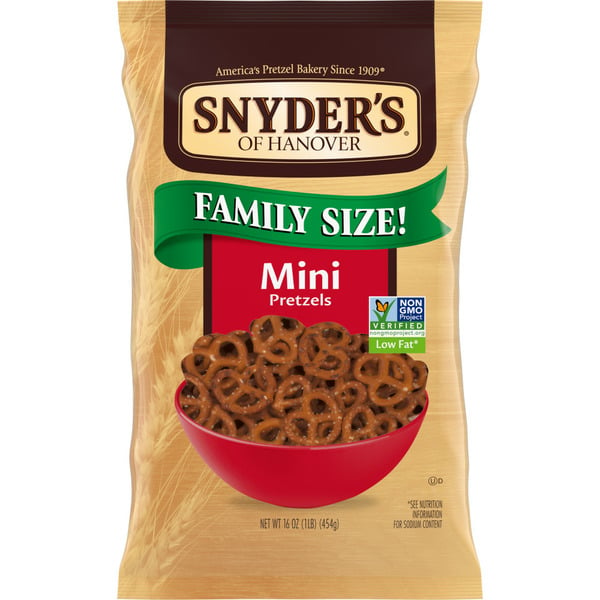 Chips & Pretzels Snyder's of Hanover Mini Pretzels hero