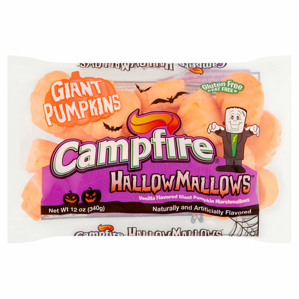 Candy & Chocolate Campfire Hallowmallows Vanilla Flavored Giant Pumpkin Marshmallows hero