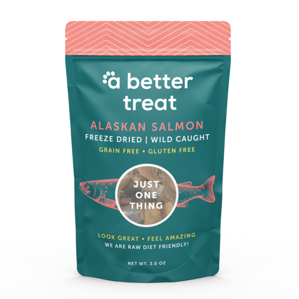 A Better Treat Freeze Dried, Wild Caught Alaskan Salmon Dog & Cat Treats hero