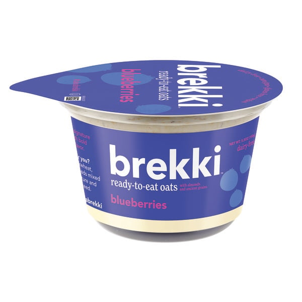 Hot Cereal & Pancake Mixes brekki Blueberries, Ready-to-eat Oats hero