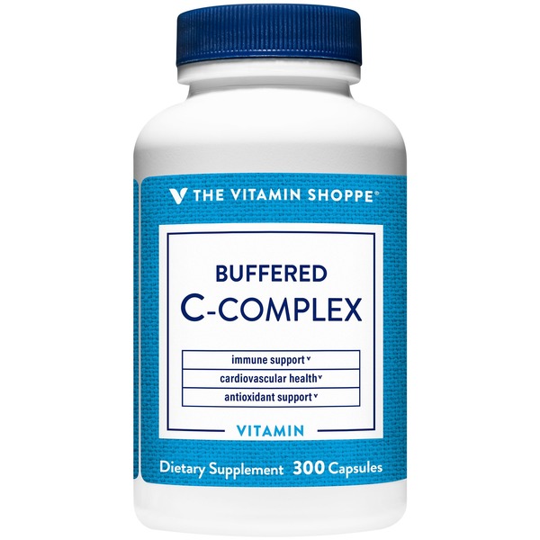 Vitamin C The Vitamin Shoppe Buffered C-Complex (300 Capsules) hero