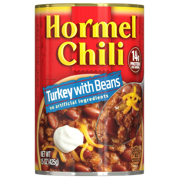 Canned Meals & Beans Hormel Chili Turkey With Beans hero