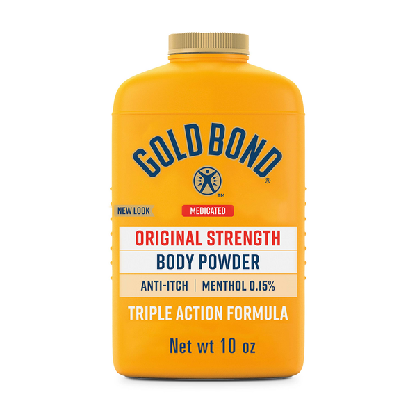 Muscles, Joints & Pain Relief Gold Bond Body Powder, Original Strength, Medicated hero