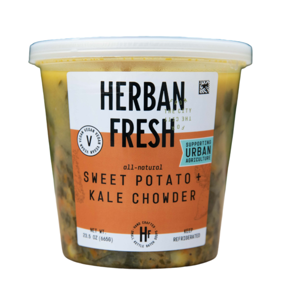 Prepared Soups & Salads Herban Fresh Sweet Potato & Kale Chowder hero