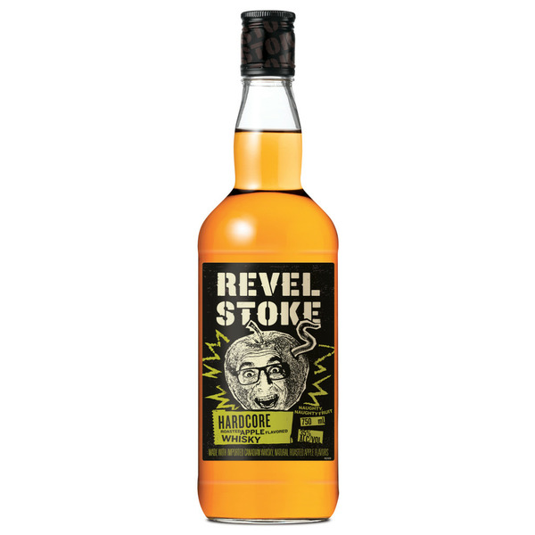 Spirits Revel Stoke Apple Flavored Whiskey Hard Core Roasted Apple Flavored Whisky 70 hero