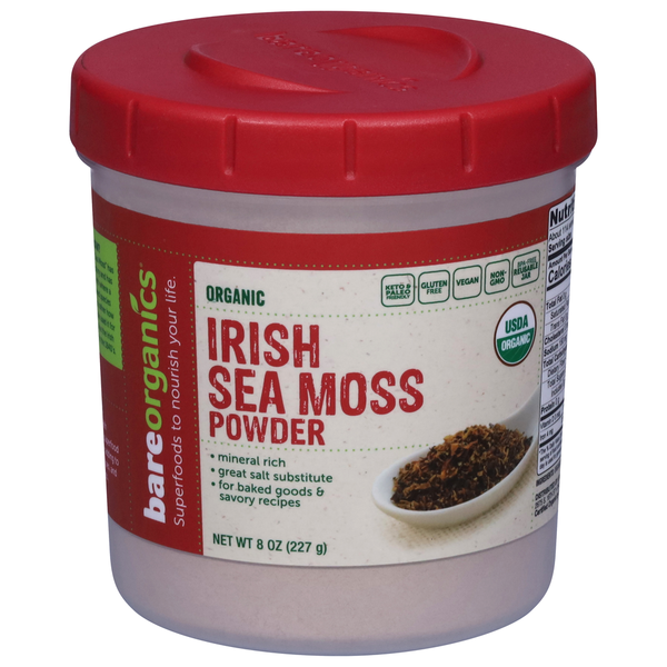 Dietary Supplements BareOrganics Irish Sea Moss Powder, Organic hero