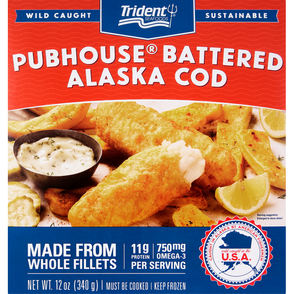 Frozen Meat & Seafood Trident Seafoods PubHouse Battered Cod hero