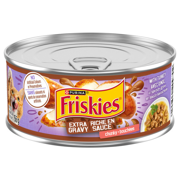 Cat Food & Care Purina Friskies Extra Gravy Chunky with Turkey in Savoury Gravy hero