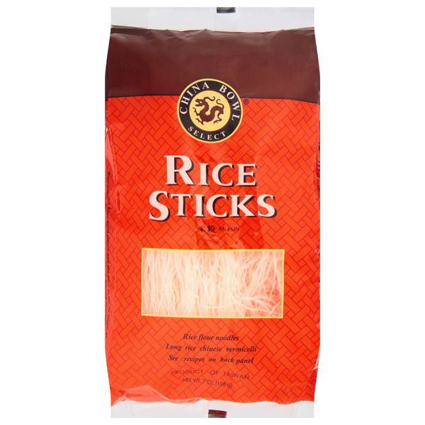 Asian Foods China Bowl Rice Sticks hero