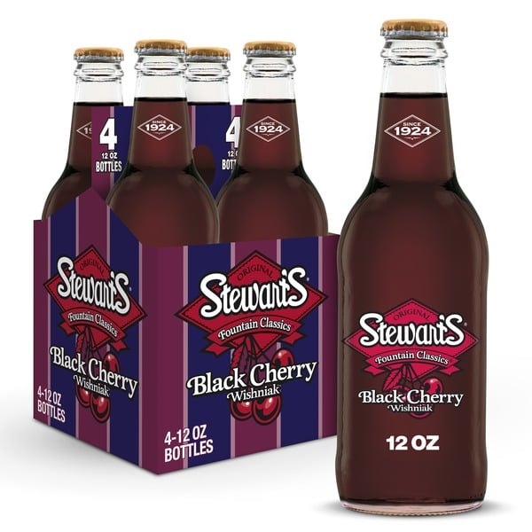 Soft Drinks Stewart's Black Cherry Wishniak Made with Sugar hero