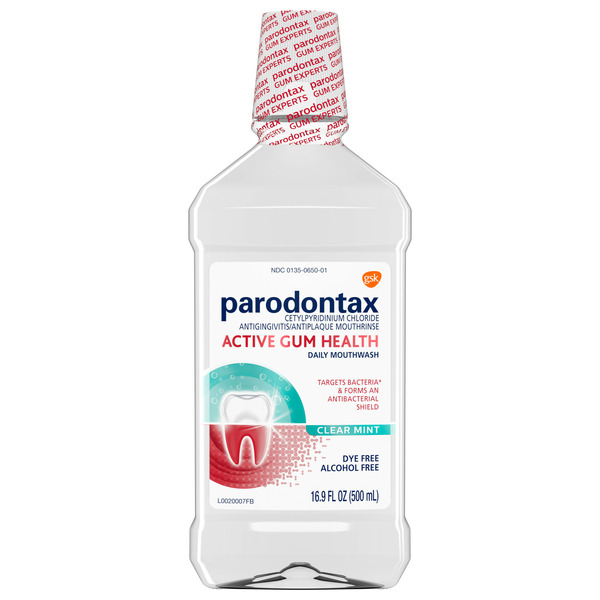 Oral Hygiene parodontax Active Gum Health Mouthwash hero