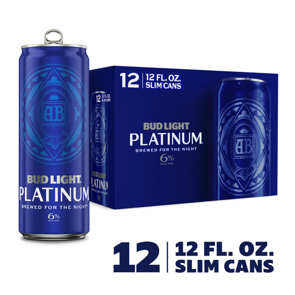 Beers & Coolers Bud Light Platinum Lager Beer Cans hero