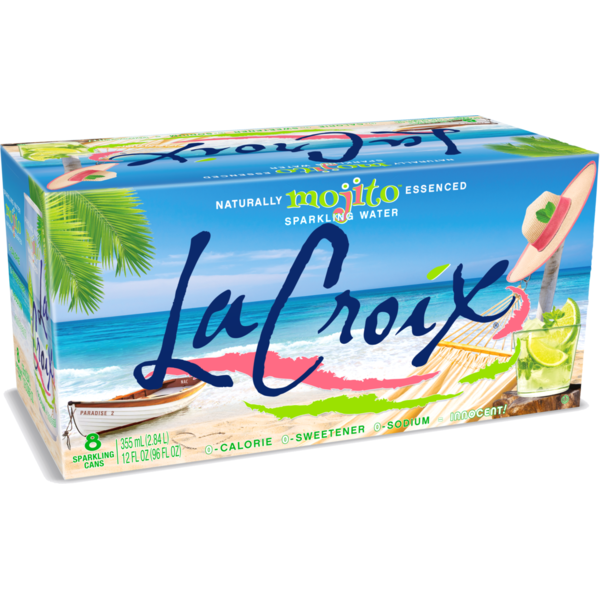 Water, Seltzer & Sparkling Water LaCroix Sparkling Water, Mojito 8 Pack hero