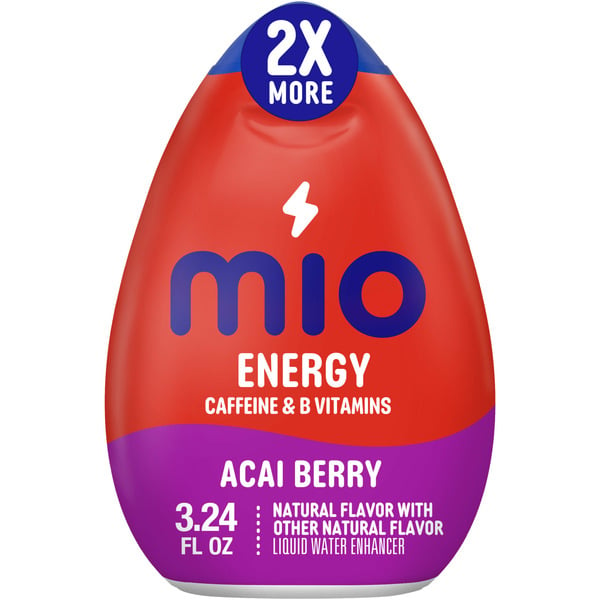 Energy & Sports Drinks MiO Energy Acai Berry Storm Liquid Water Enhancer Drink Mix with 2x More hero