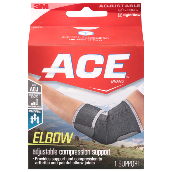 First Aid ACE Elbow Support, Left/Right, Adjustable hero