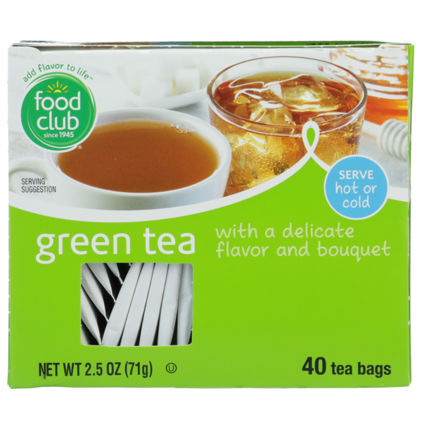 Bulk Tea & Coffee Food Club Green Tea Bags hero