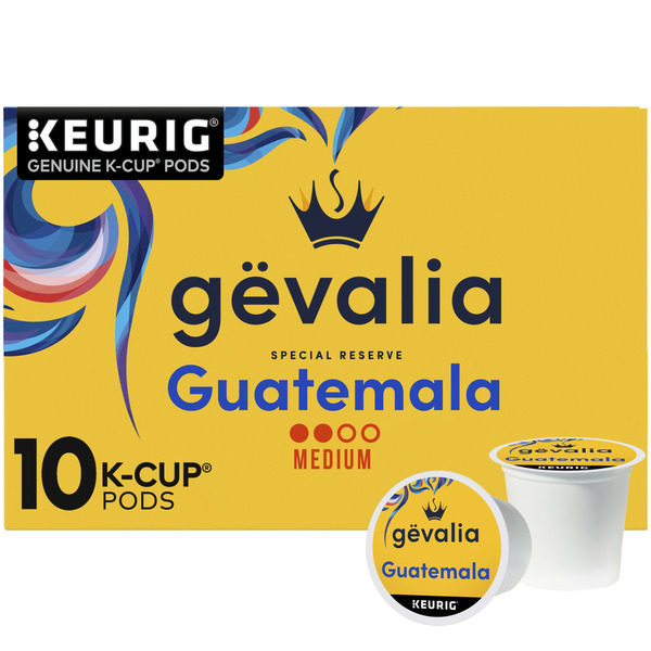 Coffee Gevalia Special Reserve Guatemala Single Origin Medium Roast K-Cup® Coffee Pods hero