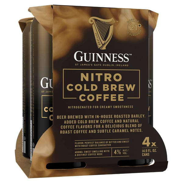 Ales Guinness Nitro Cold Brew Coffee Beer hero