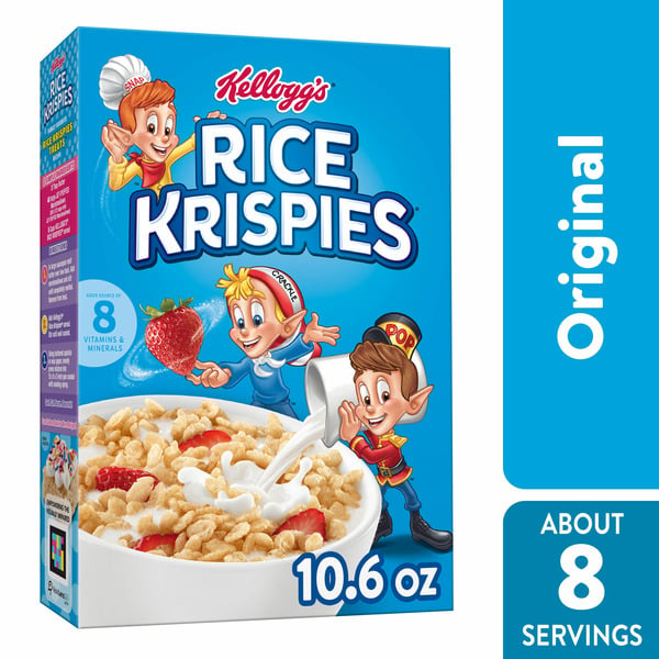 Cereal Frosted Krispies Breakfast Cereal, Kids Snacks, Family Breakfast, Original hero