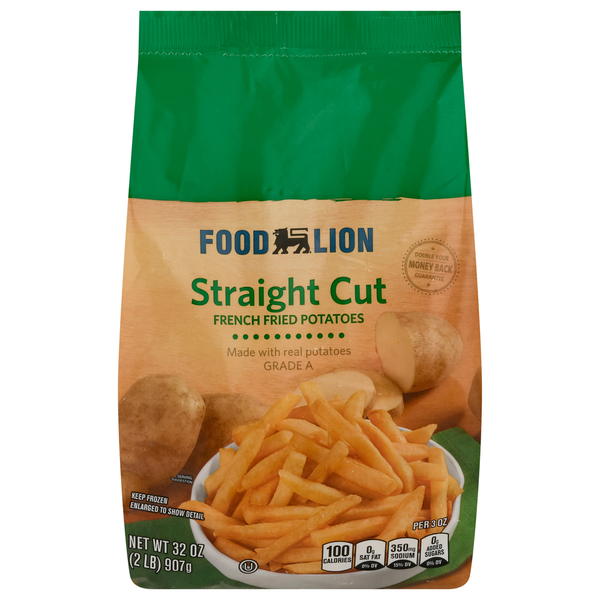 Frozen Appetizers & Sides Food Lion French Fried Potatoes, Straight Cut hero