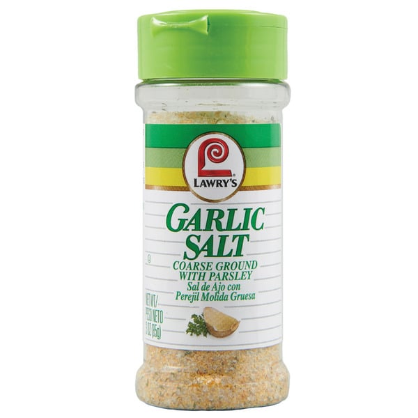 Spices & Seasonings Lawry's® Coarse Ground with Parsley Garlic Salt hero