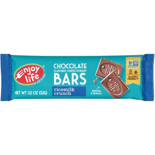 Energy & Granola Bars Enjoy Life Foods Ricemilk Crunch Chocolate Flavored Confectionary Bars hero