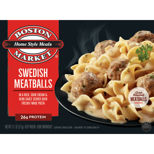 Frozen Meals Boston Market Swedish Meatballs hero