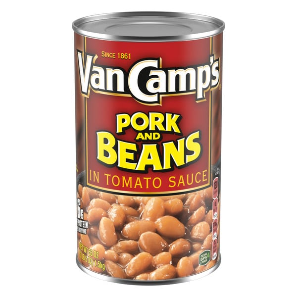 Canned Meals & Beans Van Camp’s Pork and Beans Canned Beans hero