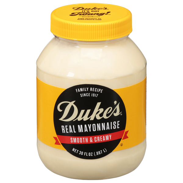 Condiments Duke's Mayonnaise, Real, Smooth & Creamy hero