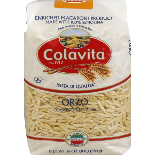 Dry Pasta Colavita Orzo Pasta hero