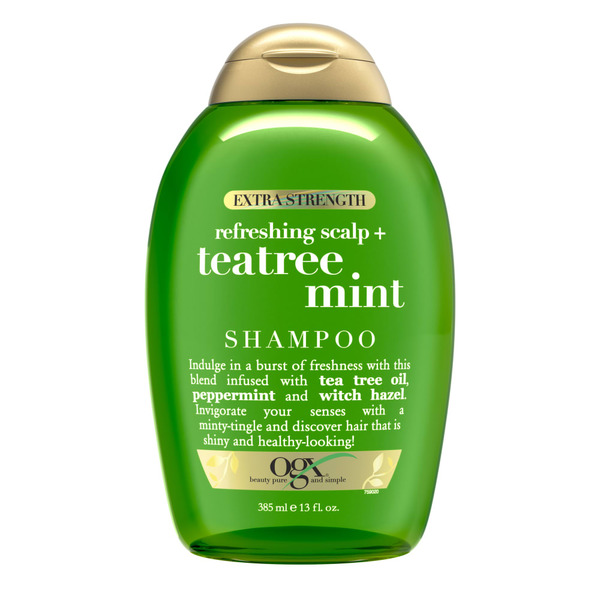 Hair Care OGX Refreshing Scalp + Teatree Mint Extra Strength Shampoo hero