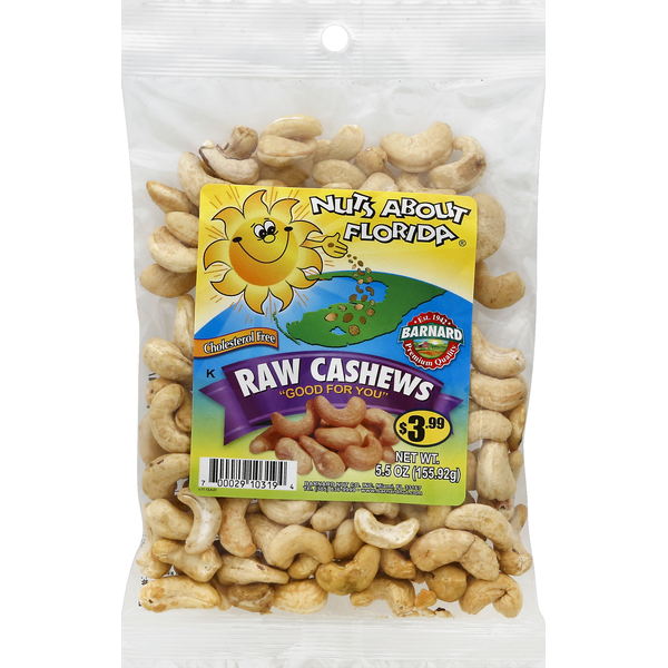 Nuts/Honey/Local Items Nuts About Florida Raw Cashews hero