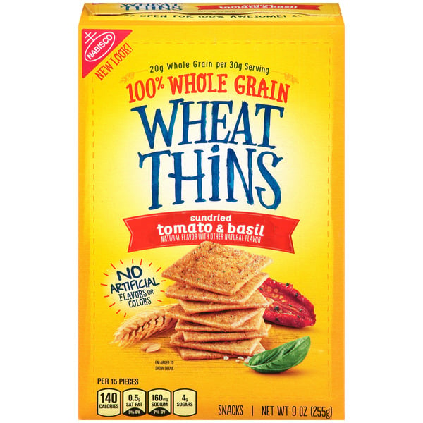 Crackers Wheat Thins Crackers, Sundried Tomato & Basil Flavor hero