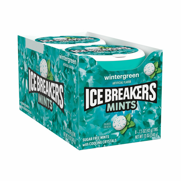 Mint & Gum Ice Breakers Wintergreen Sugar Free Mints hero