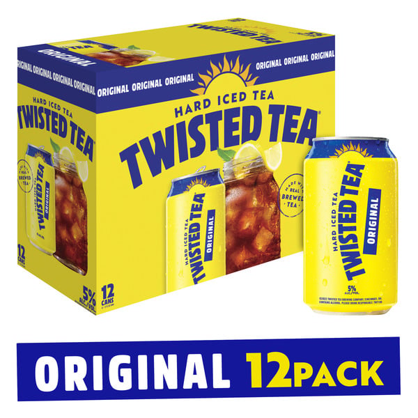 Flavored Adult Beverages Twisted Tea Original, Hard Iced Tea hero